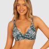 Women Baku Bikini Tops | Serengeti D-Dd Long Line Bikini Top
