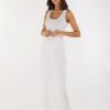 Women Amelius Bottoms | Mabel Linen Skirt|White