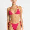Women Bond-Eye Bikini Tops | Luana Tri|Raspberry