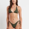 Women Bond-Eye Bikini Tops | Sofie Triangle|Khaki