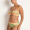 Women Monte & Lou Bikini Bottoms | Adriana Mid Rise Ruched Pant