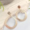 Women We The Cartel Jewellery | Amber Earrings-Gold