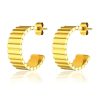 Women Cendré Jewellery | Amelie Hoop Earrings|Gold