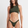 Women Bond-Eye Bikini Bottoms | Scene Brief|Khaki