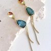 Women We The Cartel Jewellery | Jade Stone Earrings