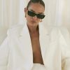 Women BANBE Sunglasses | The Bundchen|Black Cream Ink