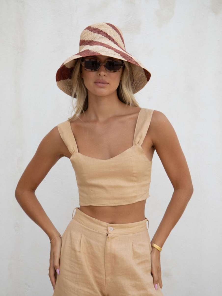 Women LJC Designs Tops | Hazel Crop