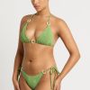Women Bond-Eye Bikini Bottoms | Ring Serenity Brief|Matcha Palm