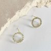 Women Cartel Kisses Jewellery | Everly Studs|Gold
