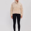 Women Toast Society Jackets | Jupiter Puffer-Latte Corduroy
